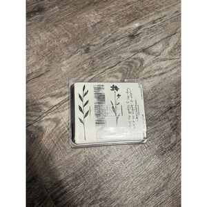 Stampin Up The Art of Life Clear Mount Stamp Floral Henry David Thoreau Quote